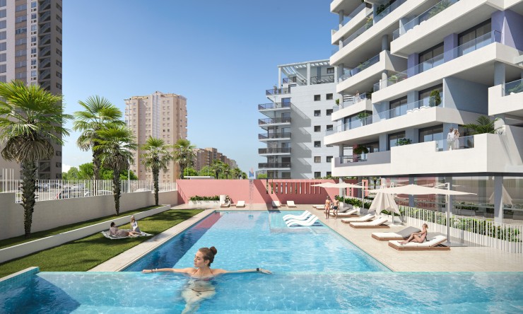 Neue Gebäude - Wohnung -
Calpe / Calp - Playa Arenal - Bol