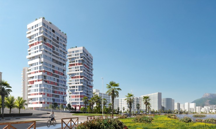 Neue Gebäude - Wohnung -
Calpe / Calp - Playa Arenal - Bol