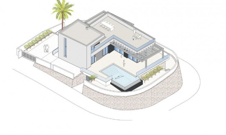 Neue Gebäude - Villa -
Moraira - Benimeit