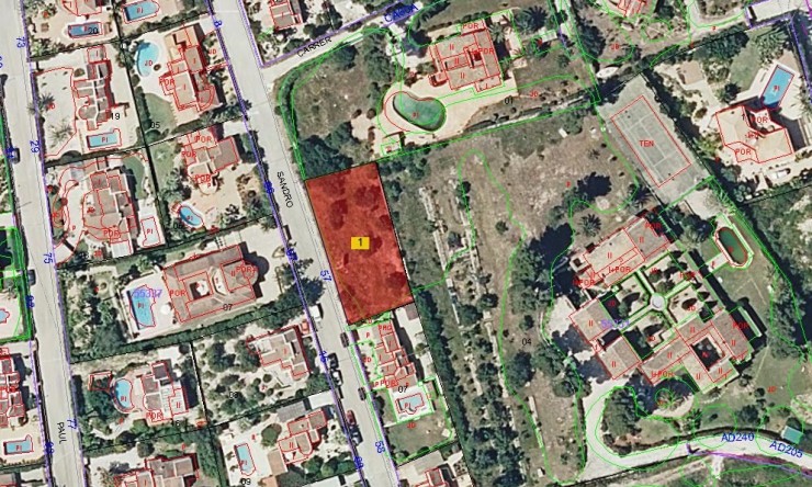 Rynek Wtórny - Działka miejska -
Jávea / Xàbia - Cap Martí - El Tossalet - Pinomar