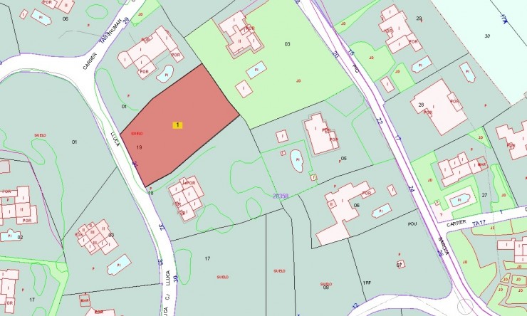 Revente - Terrain urbain -
Jávea / Xàbia - Partides comunes - Adsubia