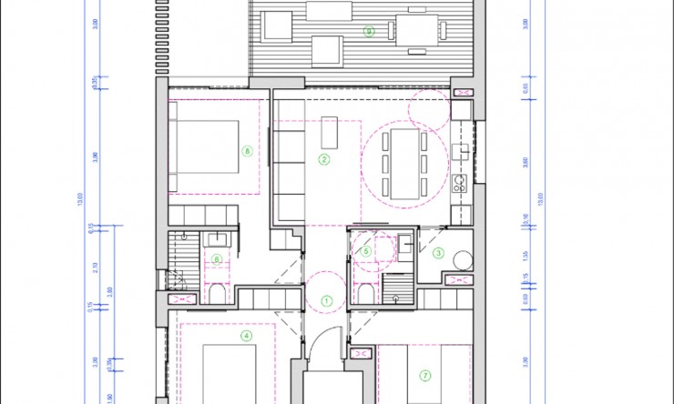 Nieuwbouw Woningen - Appartement -
Denia - La Felicidad II